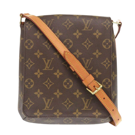 Louis Vuitton M51258 M tte Salsa short Monogram Canvas Brown Shoulder Bag 6L1329Sz5R10