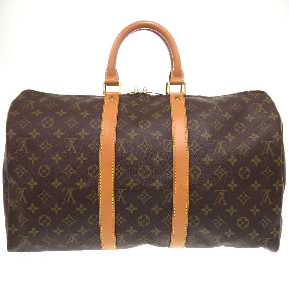 Louis Vuitton Boston Duffel M41428 Keepall 45 Monogram Canvas Brown Travel Bag 6L1333Bs5A8