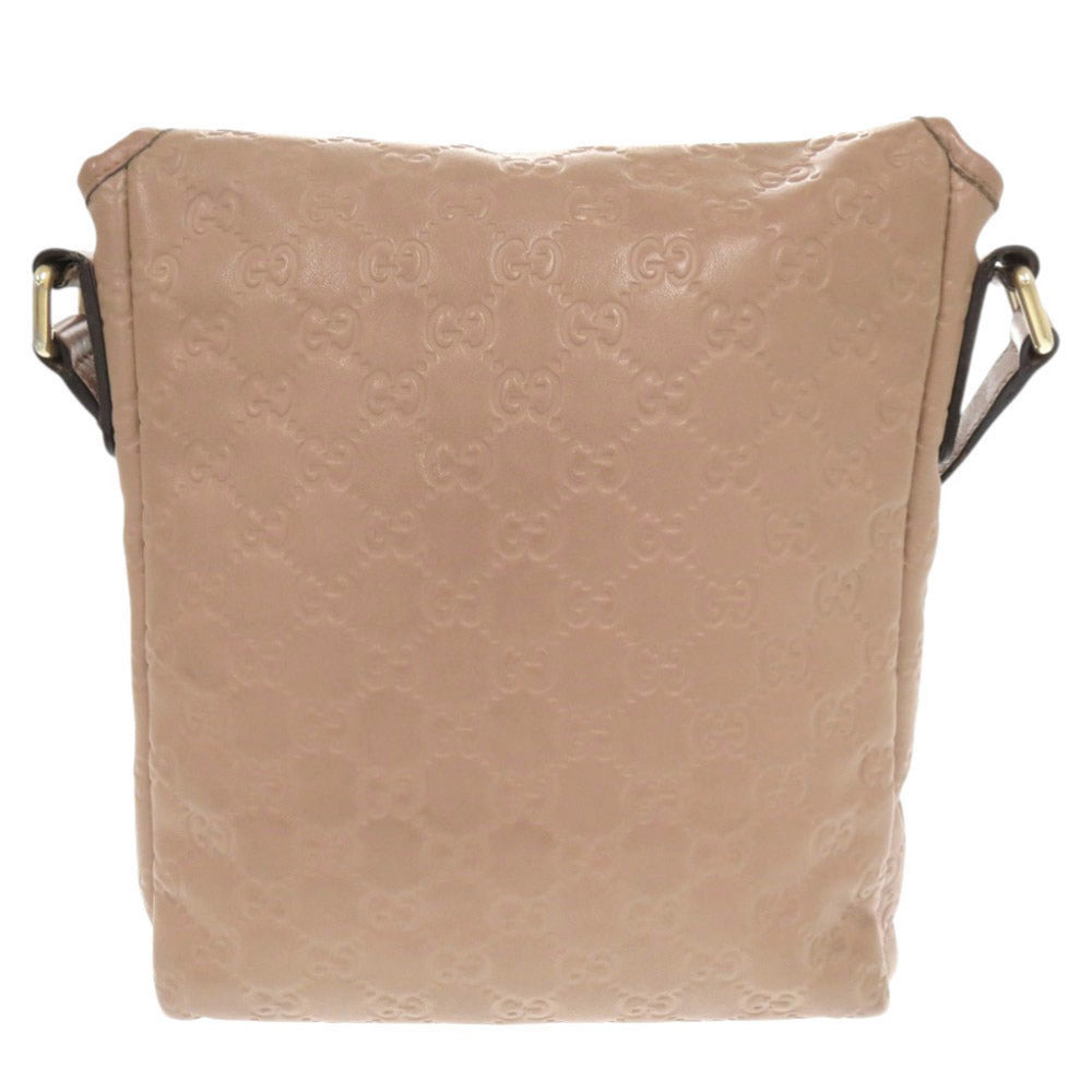 Gucci Guccisima Leather Beige Pink Shoulder Bag