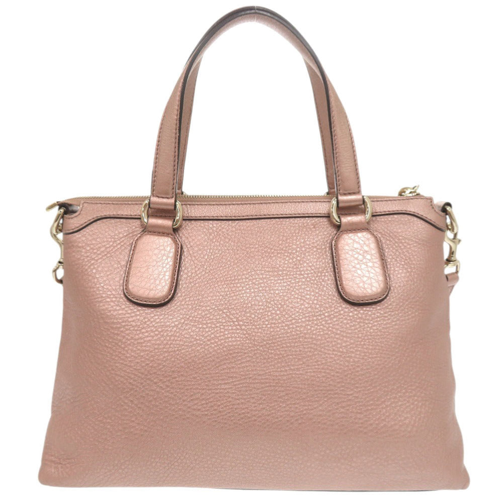 Gucci Soho Leather Pink Handbag