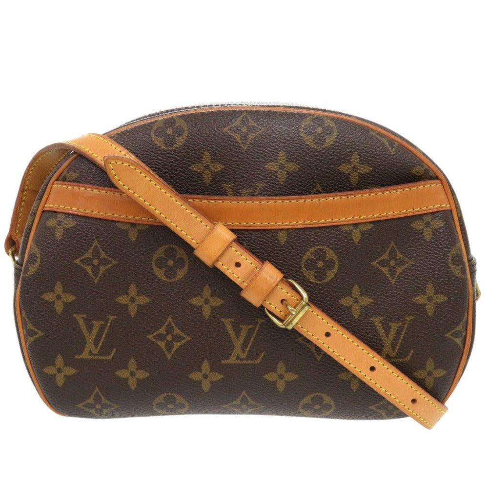 Louis Vuitton M51221 Blois Monogram Canvas Brown Shoulder Bag 6L1881Pl5M15