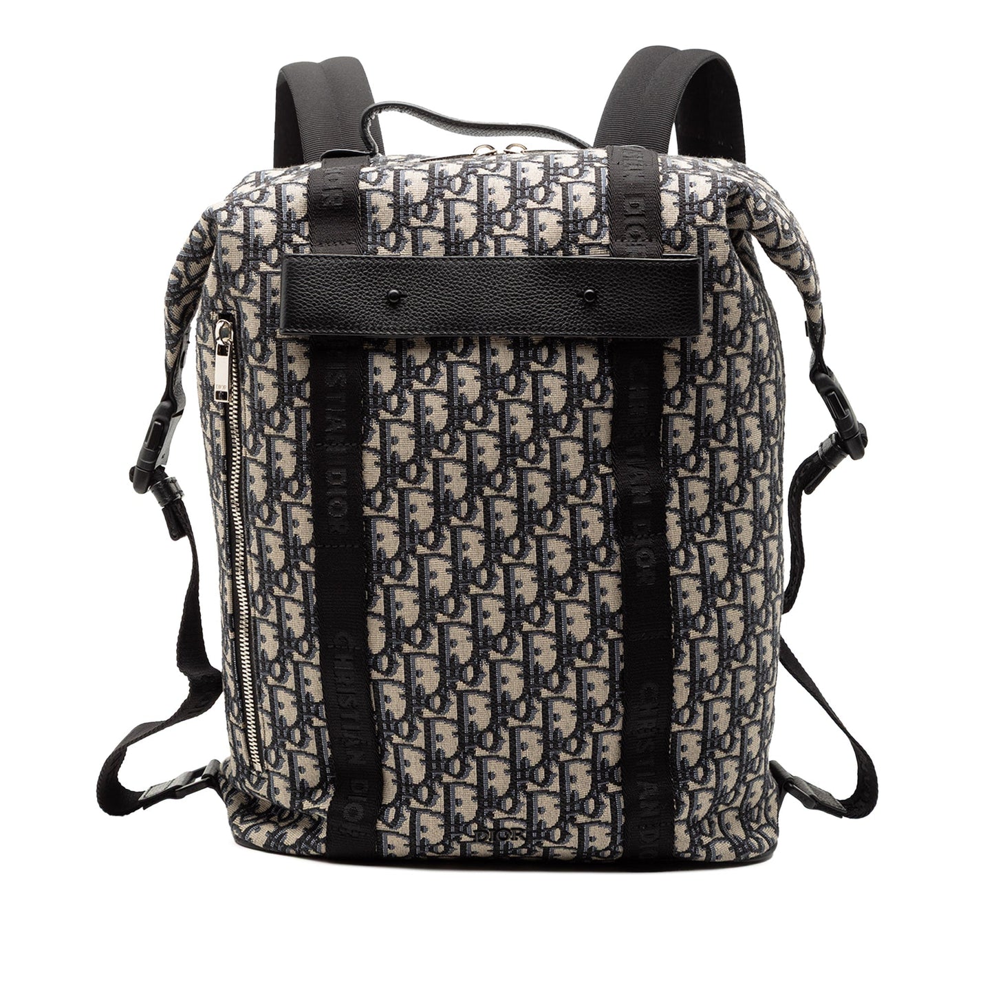 Dior Handbag Oblique Safari Backpack Canvas Blue