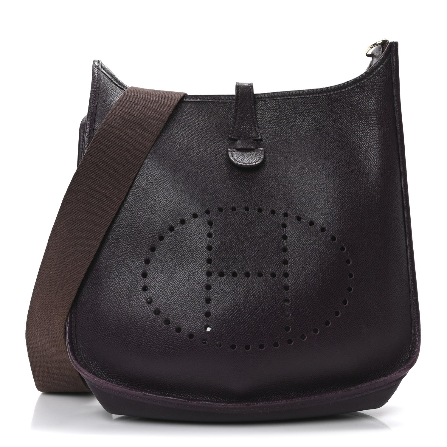 Hermes Epsom Evelyne Ii Pm Violet Handbag Travel Bag