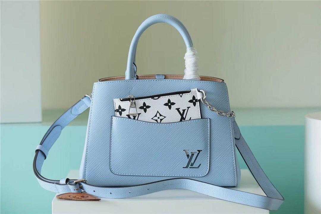 Top Quality Marelle Epi Bleu Nuage For Blue Crossbody Bag