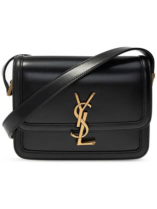 YSL Saint Laurent Saint Laurent Trending Hardware Small Solferino Shoulder Monogram Black Shoulder B