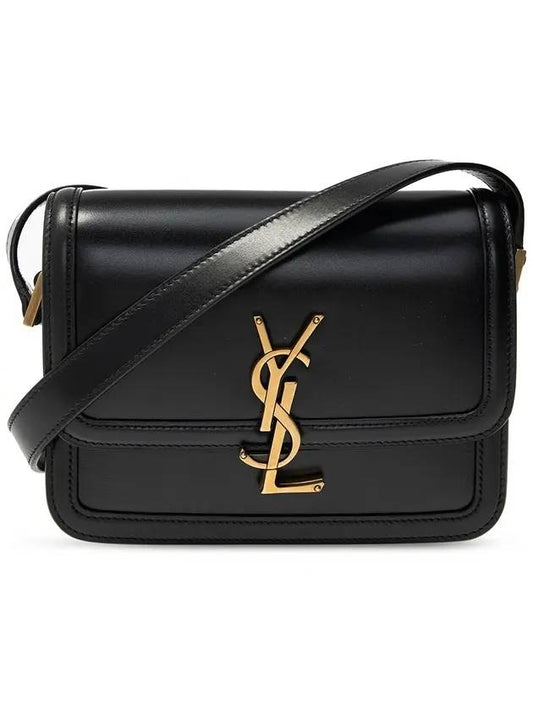 YSL Saint Laurent Saint Laurent Trending Hardware Small Solferino Shoulder Monogram Black Shoulder B