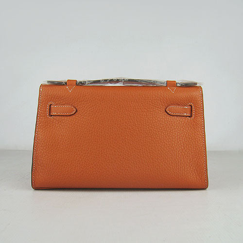 Hermes Luxury Kelly Cm Handbag H Orange Travel Bag