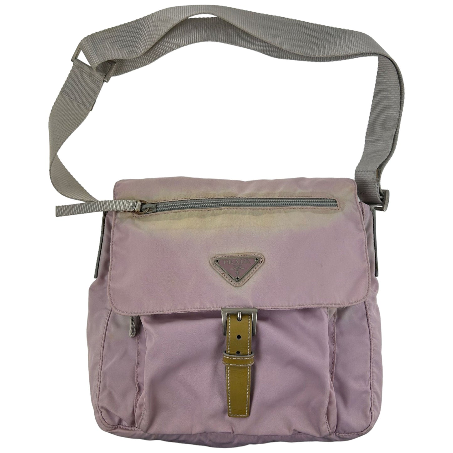 Prada Handbag Pocket Cross Body Bag Pink