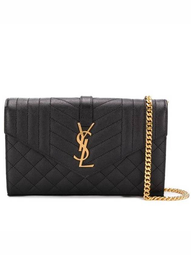 YSL Saint Laurent Luxury Trending Cassandre Cross Bag Monogram Black Chain Travel Bag Bow91 1000 3
