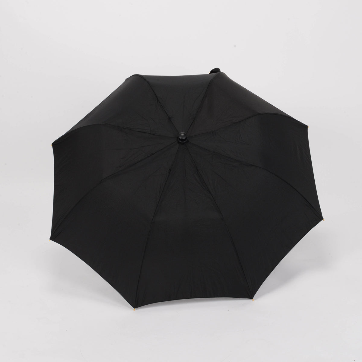 Chanel Black Nylon & Lambskin CC Turnlock Umbrella + Case Accessory