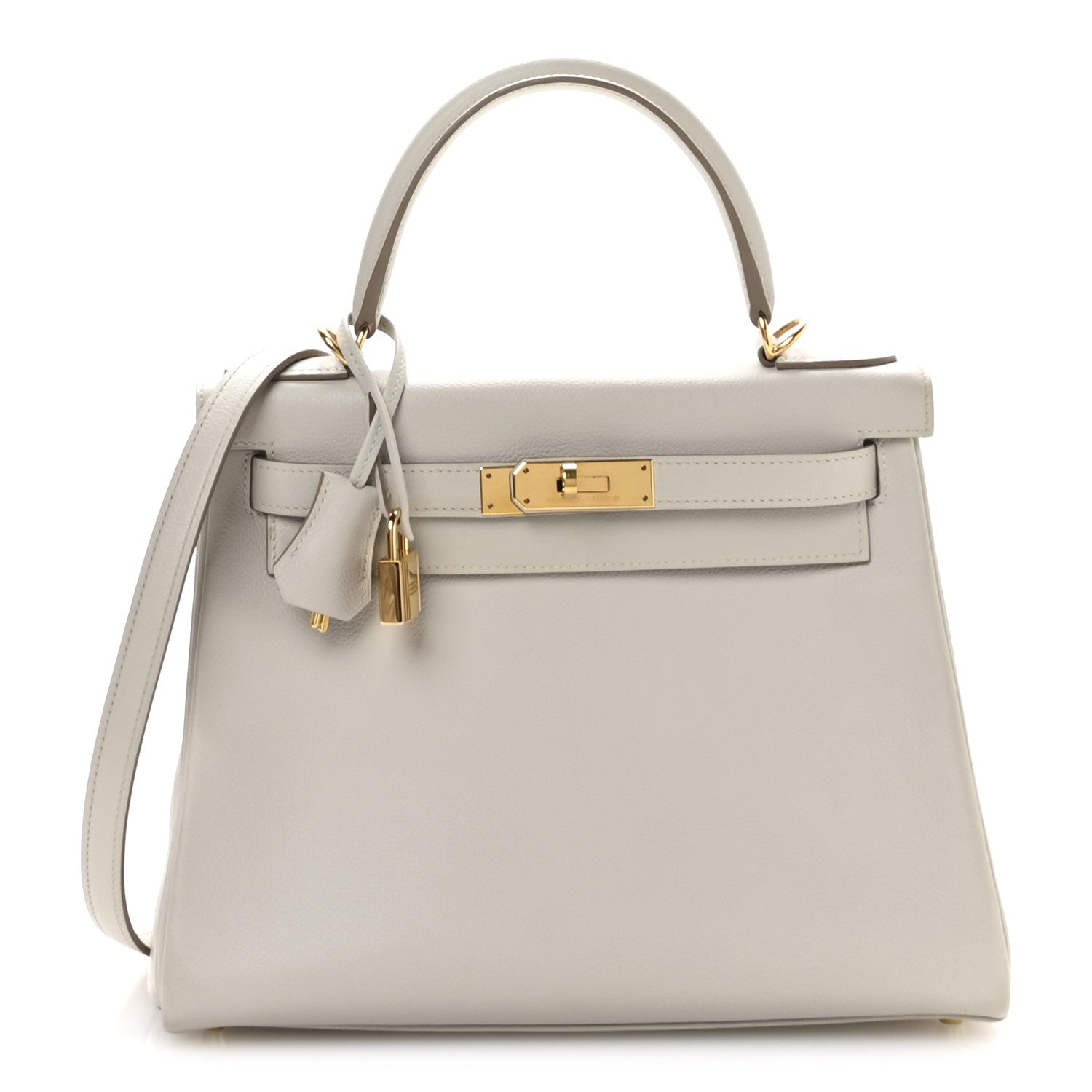 Hermes Evercolor Kelly Retourne Beton Handbag Travel Bag