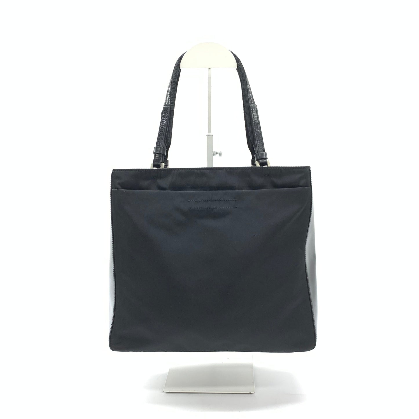 Prada Triangle Tote Bag Nylon Logo