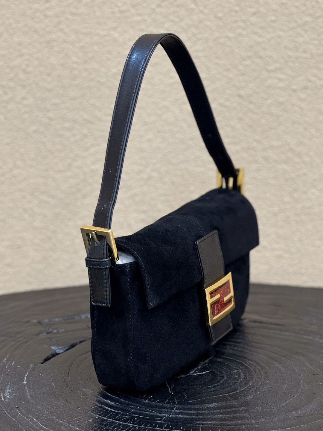 Top QualityTop Quality Baguette 25cm Black Handbag