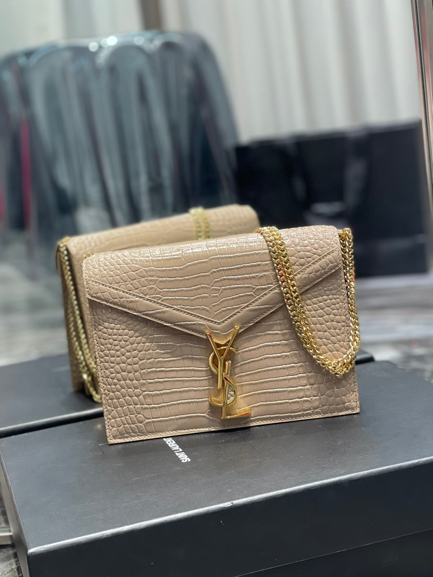 YSL Saint Laurent Cassandra Handbag Chain Travel Bag Ysl 532750Dnd0J2721 6024