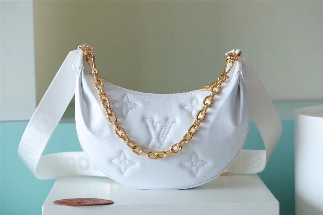 Top Quality Over The Moon Bag Handbags White Travel Bag
