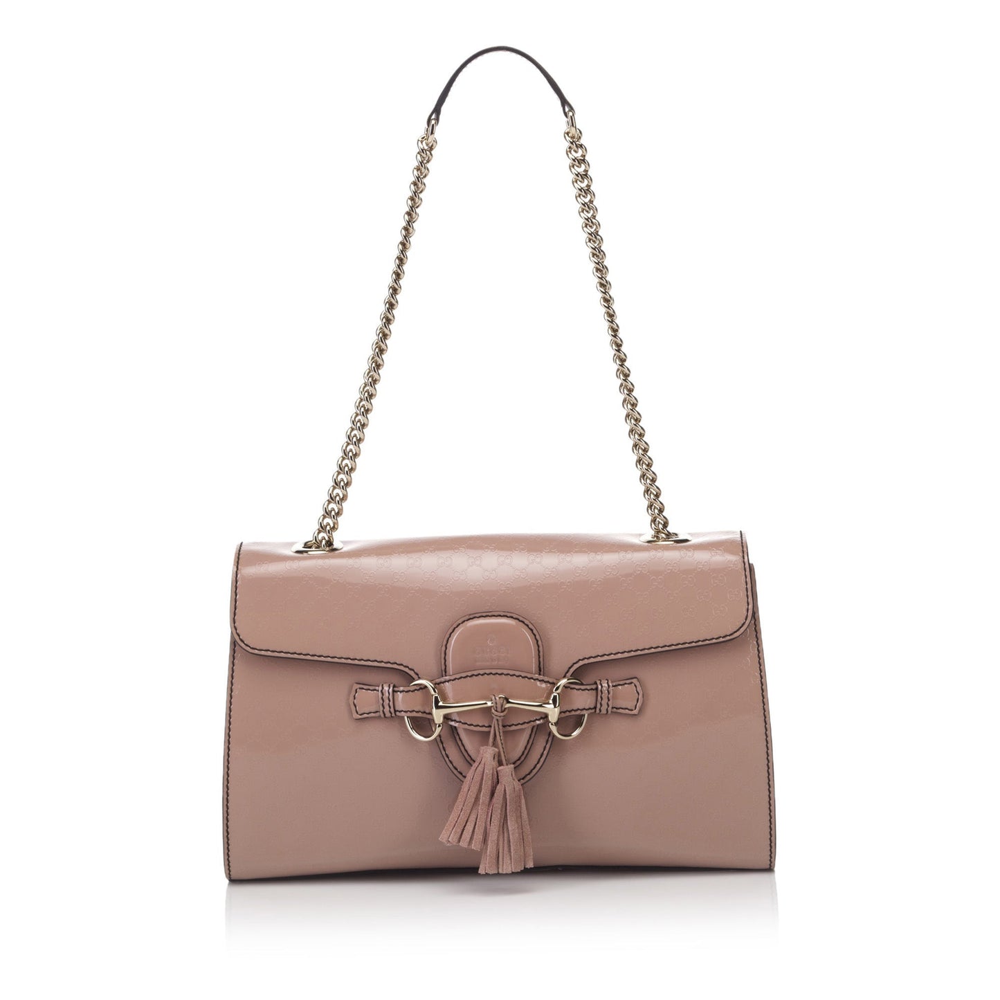 Gucci Emily ssima Patent Bag Leather Shoulder Bag