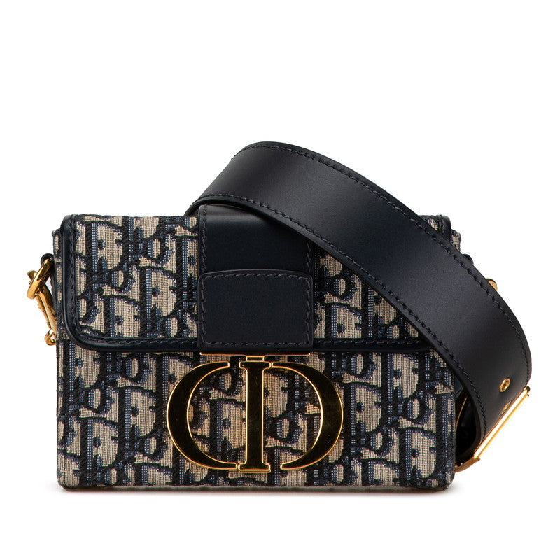 Dior Montaigne Oblique Jacquard Shoulder Bag Leather