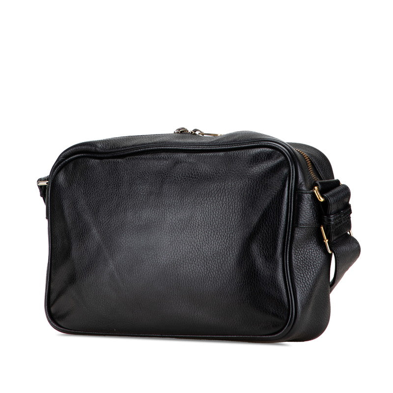 Gucci Print Shoulder Bag Leather Logo Bag 1