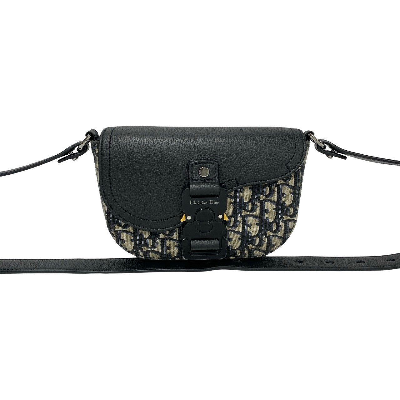 Dior Shoulder Bag , Oblique Saddle Pouch Women Leather Canvas
