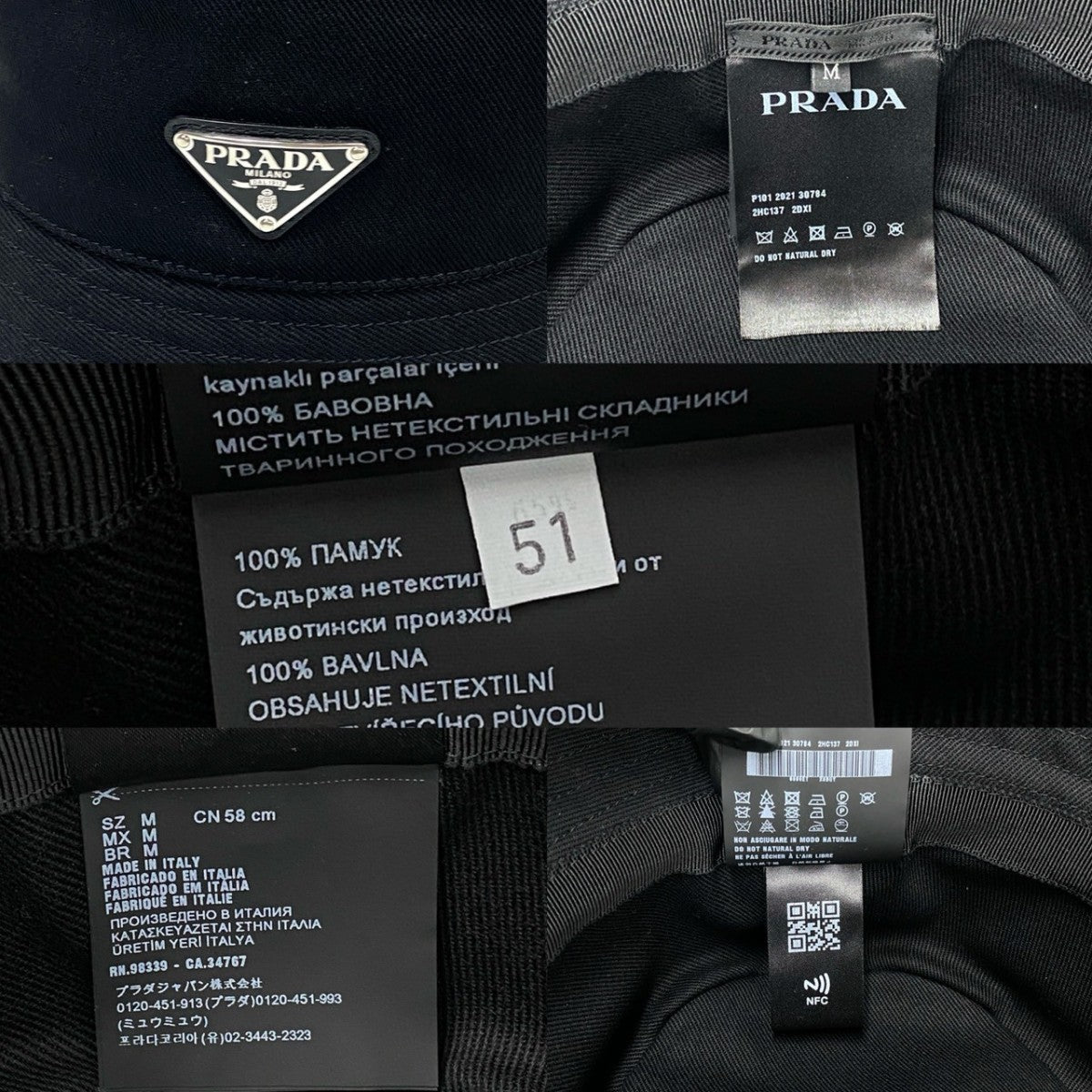 Hat Cotton Triangular Re Mens M Handbag Nylon Black Travel Bag