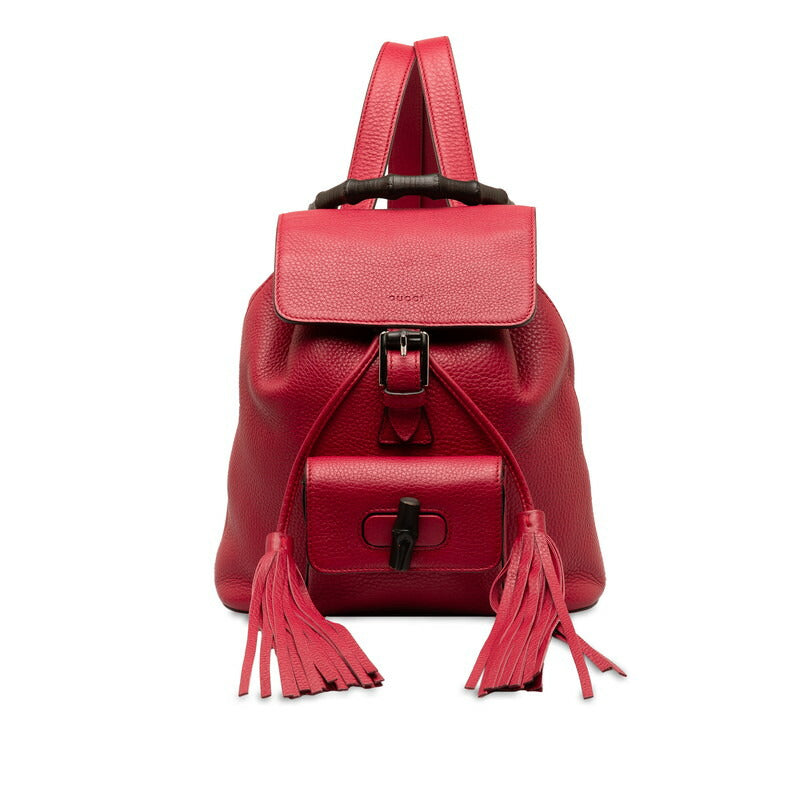Gucci Bamboo Backpack Leather