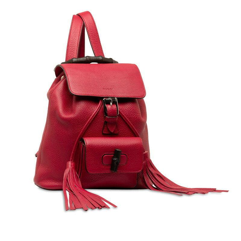 Gucci Bamboo Backpack Leather