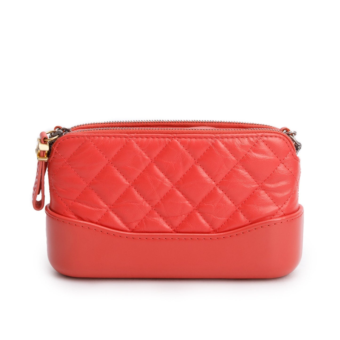 Chanel Aged Quilted Gabrielle on Calfskin Pink Travel Bag