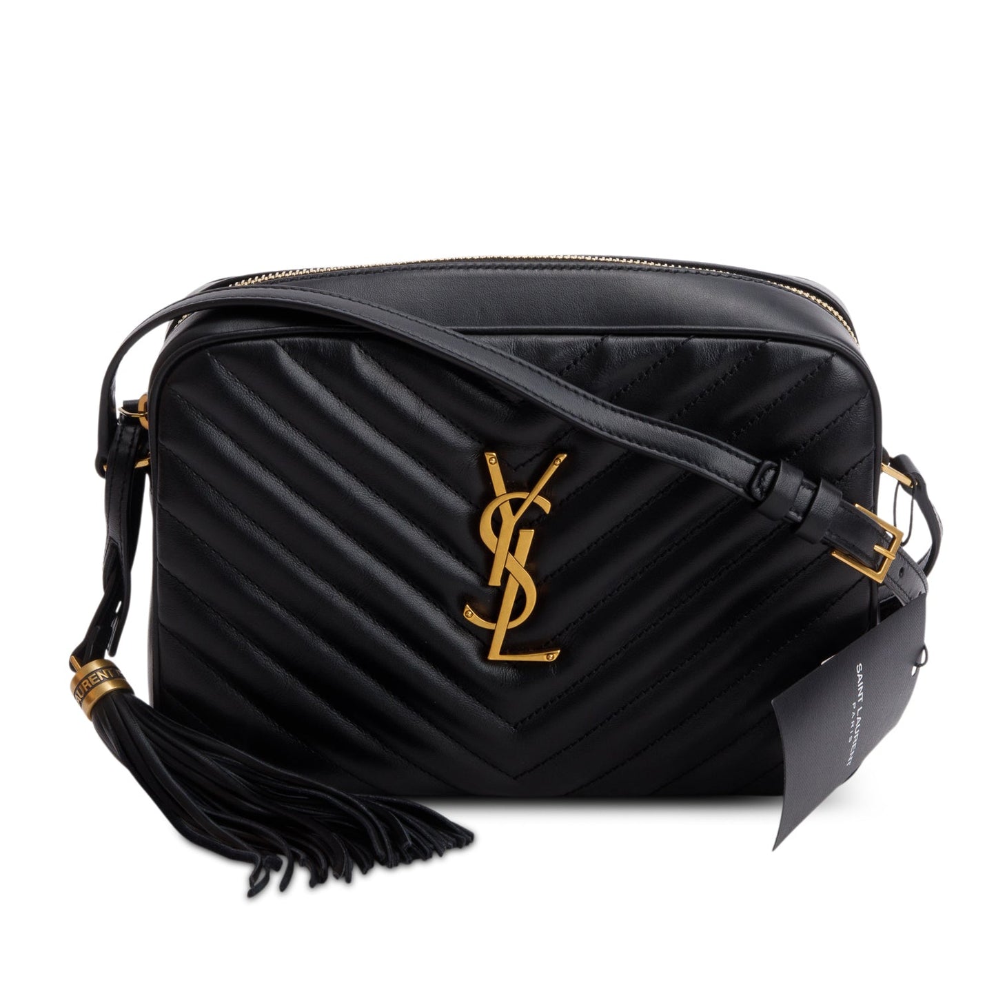 YSL Saint Laurent Calfskin Lou Camera Bag Matelasse Monogram Crossbody Bag