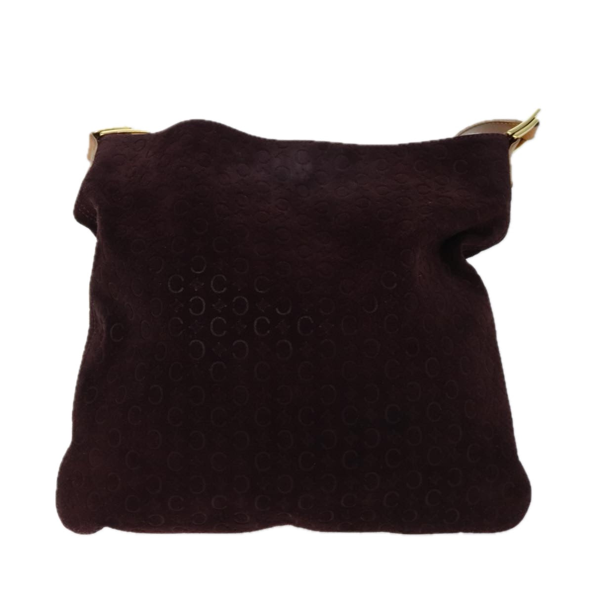 Luxury C Macadam Shoulder Bag Bordeaux Canvas