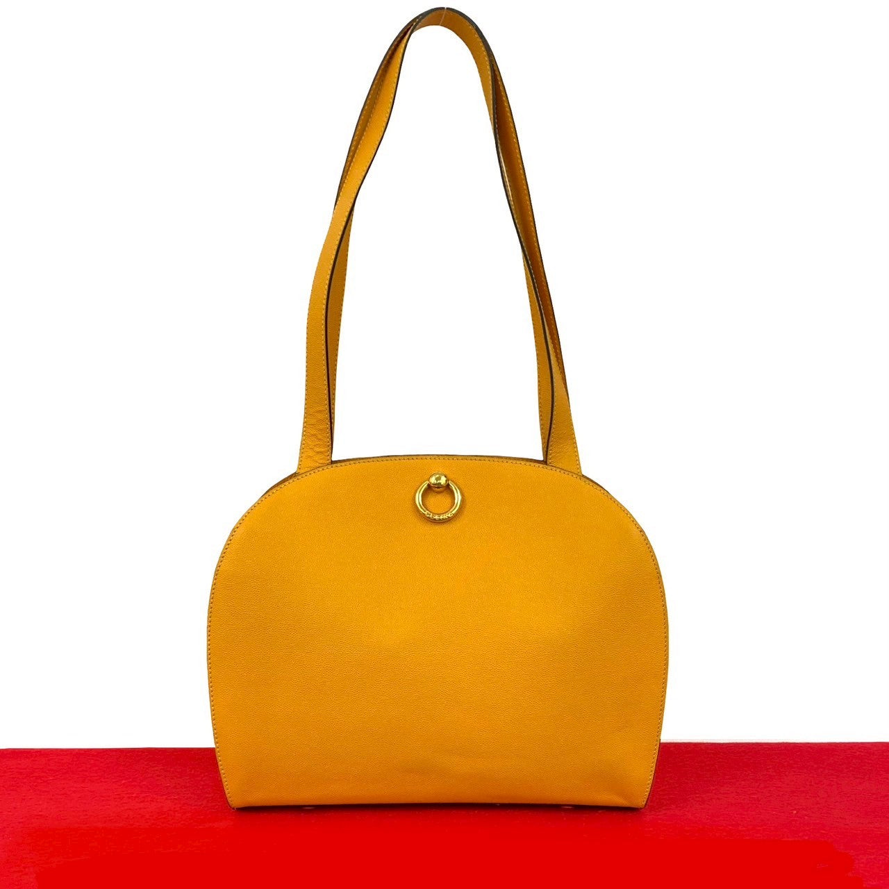 Tote Bag Yellow Leather
