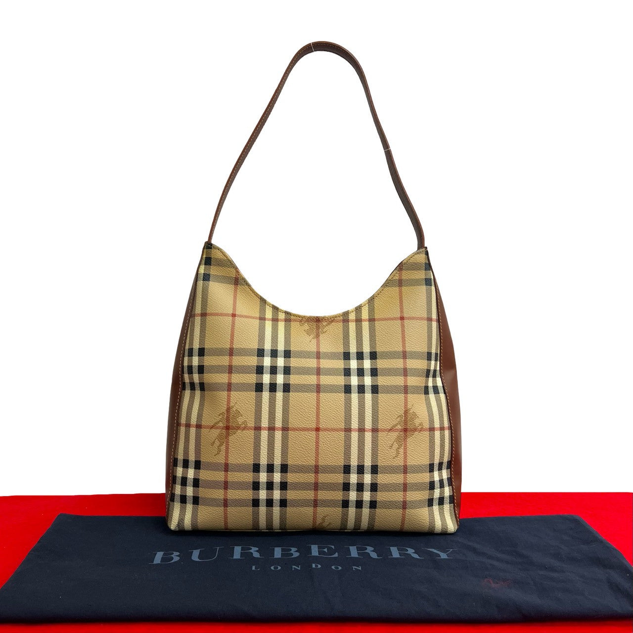 Burberry Shoulder Bag Leather Brown 701E257475756