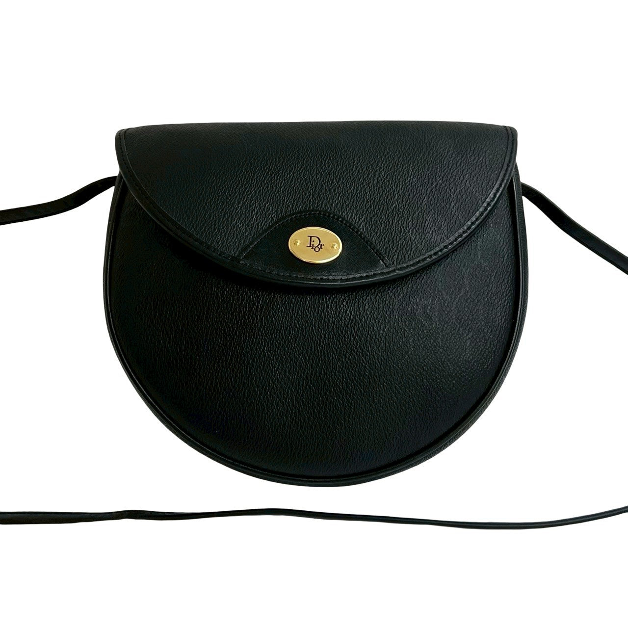Dior Shoulder Bag Leather Black