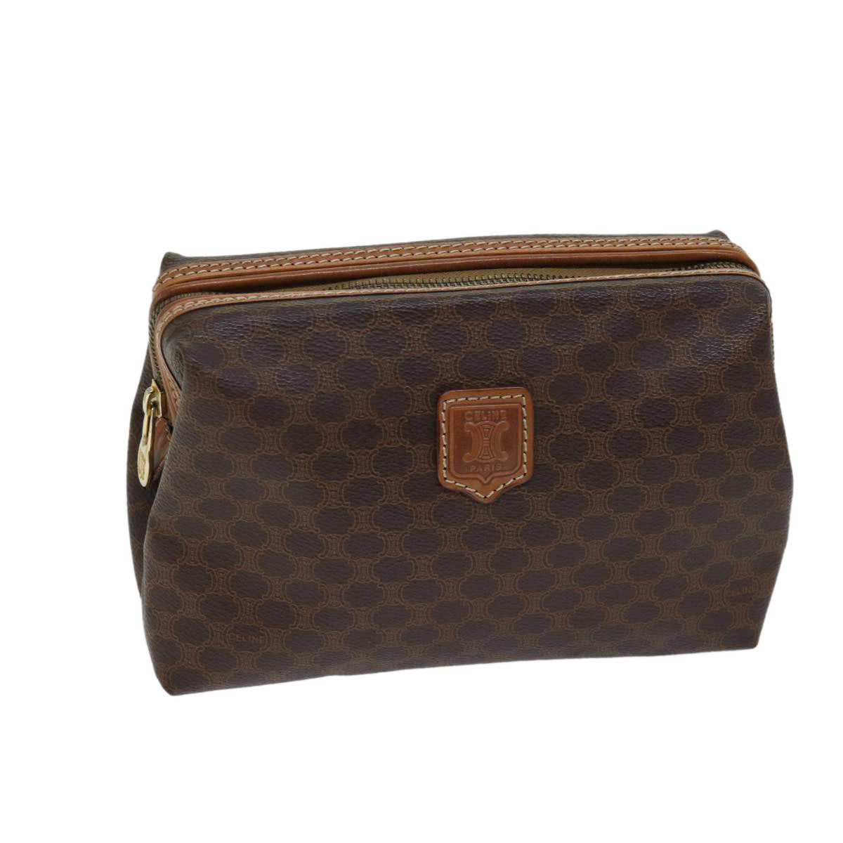 Luxury Macadam Pouch Pvc Handbag Canvas Beige Travel Bag