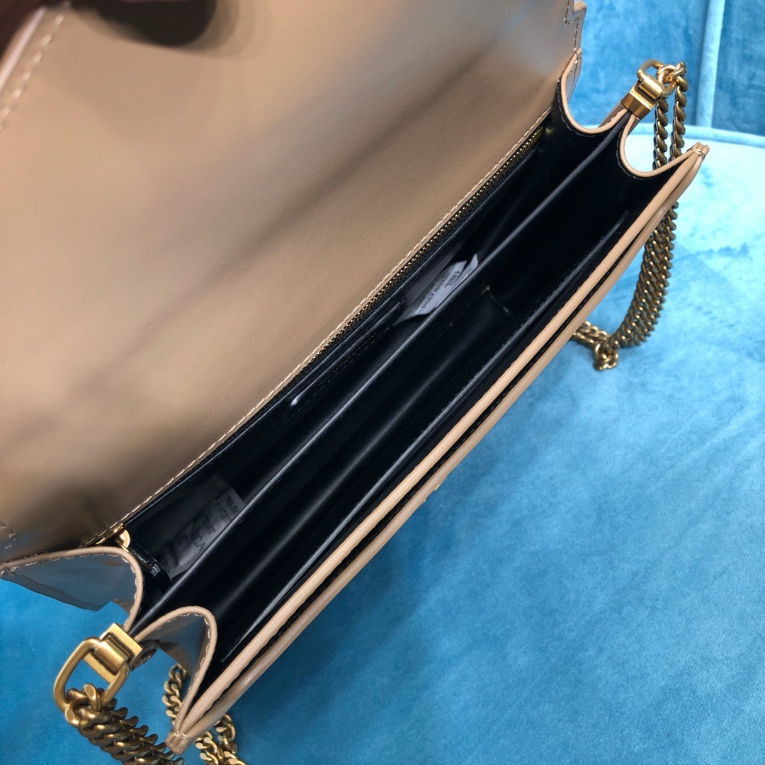 YSL Saint Laurent Cassandra Shoulder Bag Monogram Chain 87In22Cm Ysl 7195