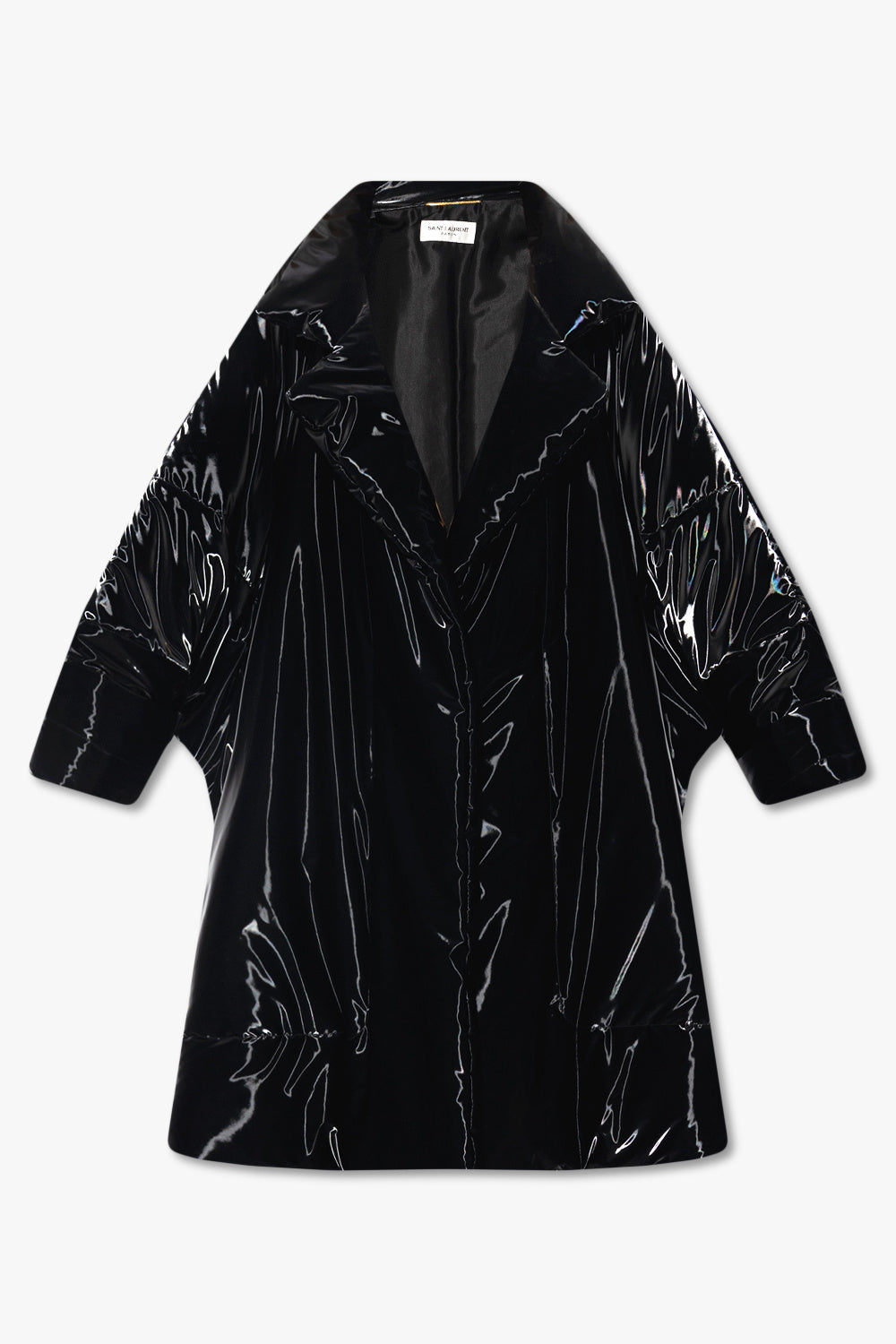 YSL Saint Laurent Womens Coat In Black Handbag