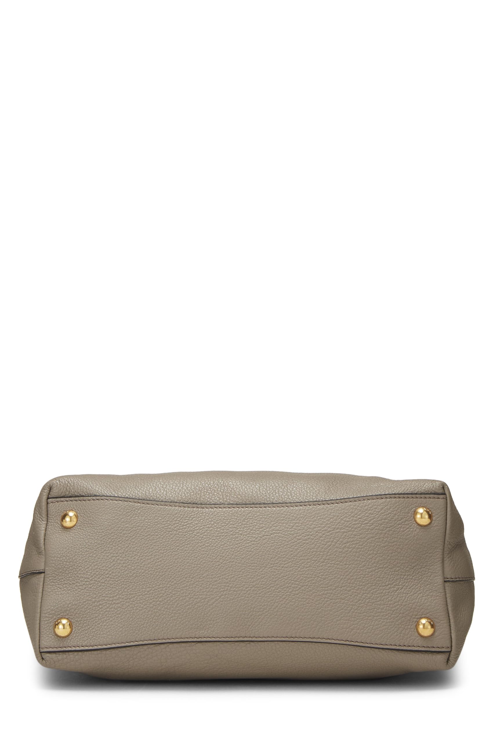 Prada Grey Daino Tote Grey Vitello Gray Small Tote Bag