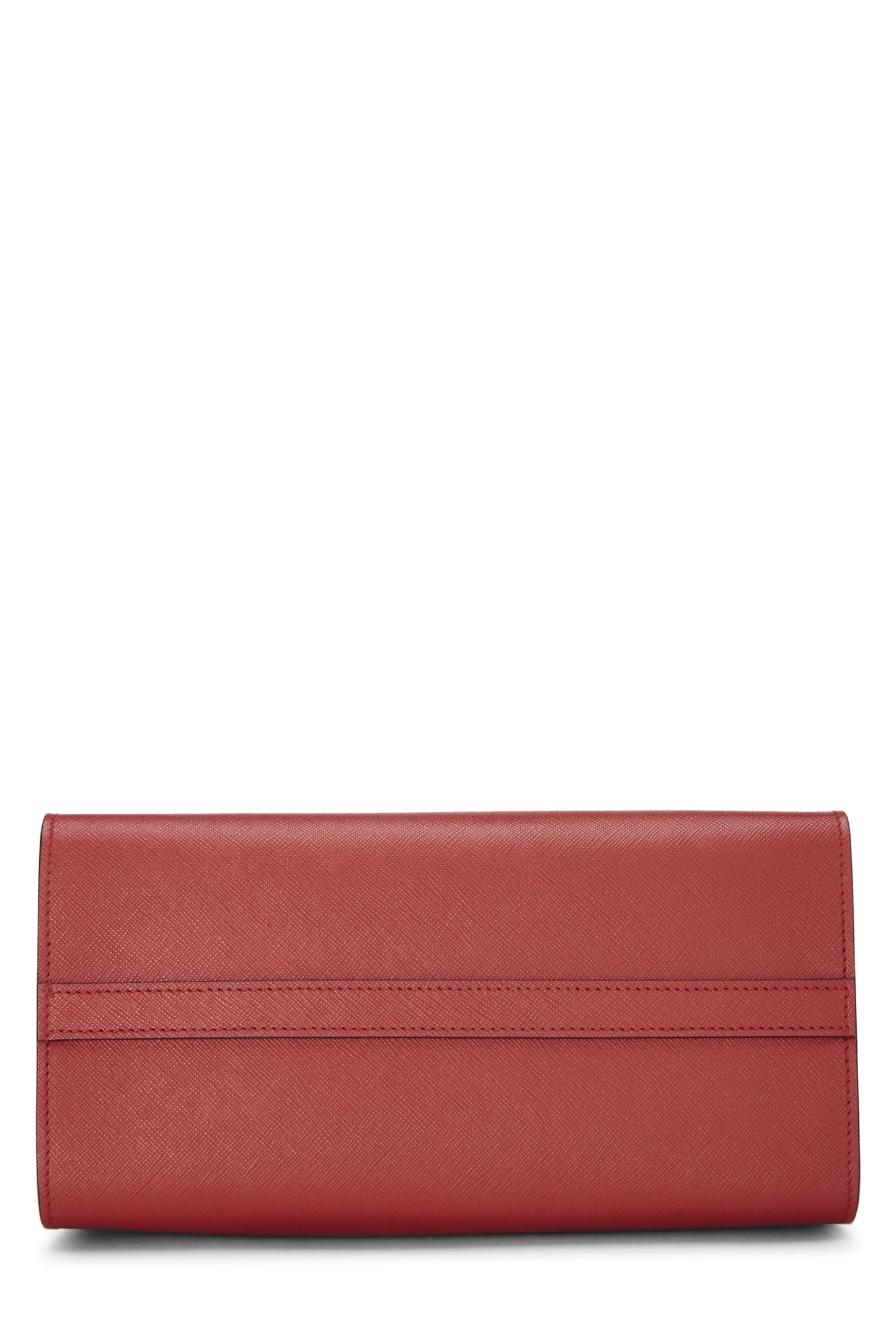 Prada Monochrome Bag Leather Saffiano Red Travel Bag Bag Small Red