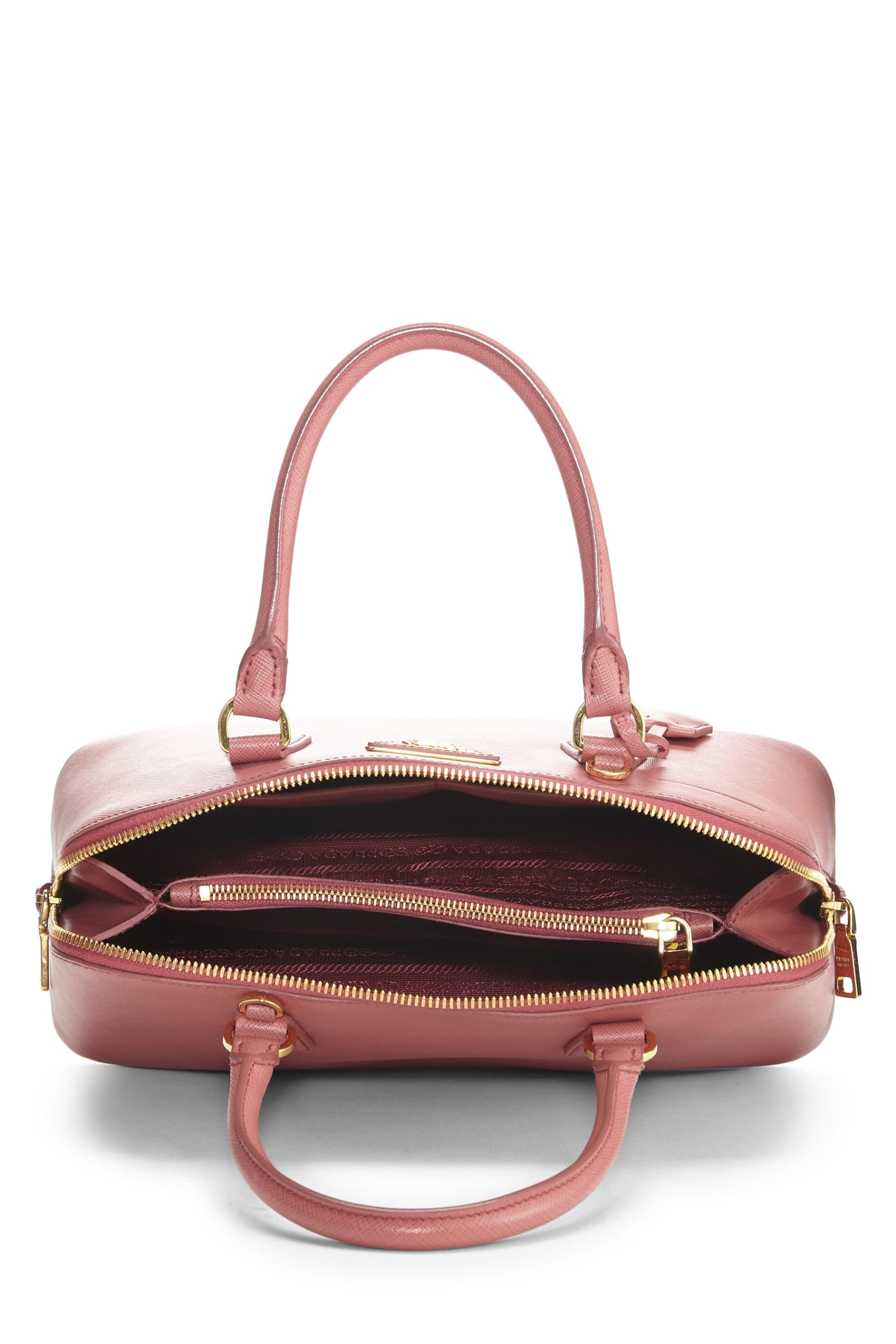 Prada Promenade Luxury Handbag Saffiano Pink Medium Travel Bag Promenade Medium Pink