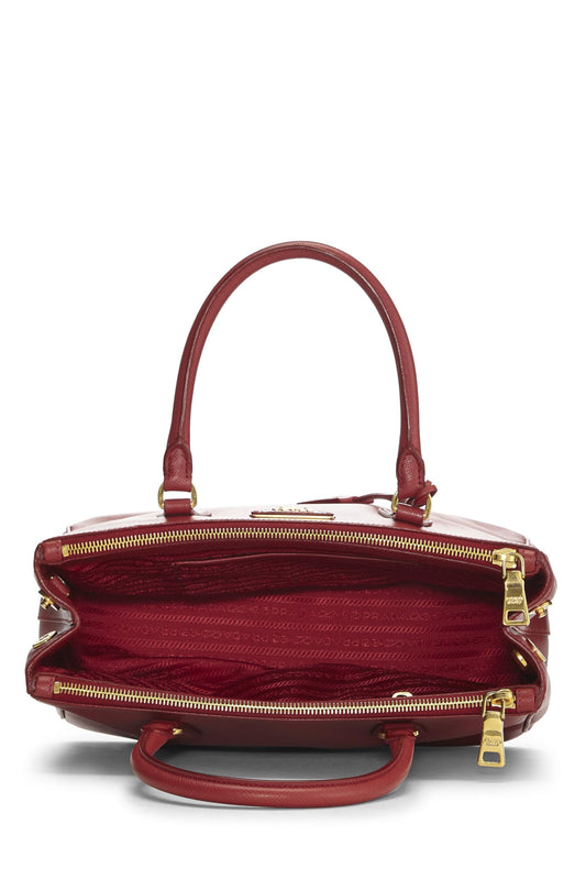 Prada Executive Tote Saffiano Red Medium Tote Bag Medium Red 4