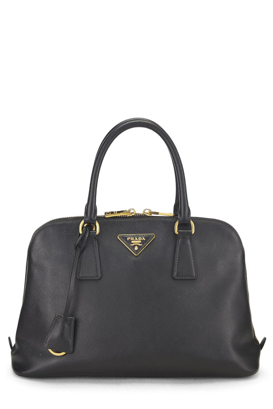 Prada Promenade Luxury Handbag Saffiano Black Small Travel Bag