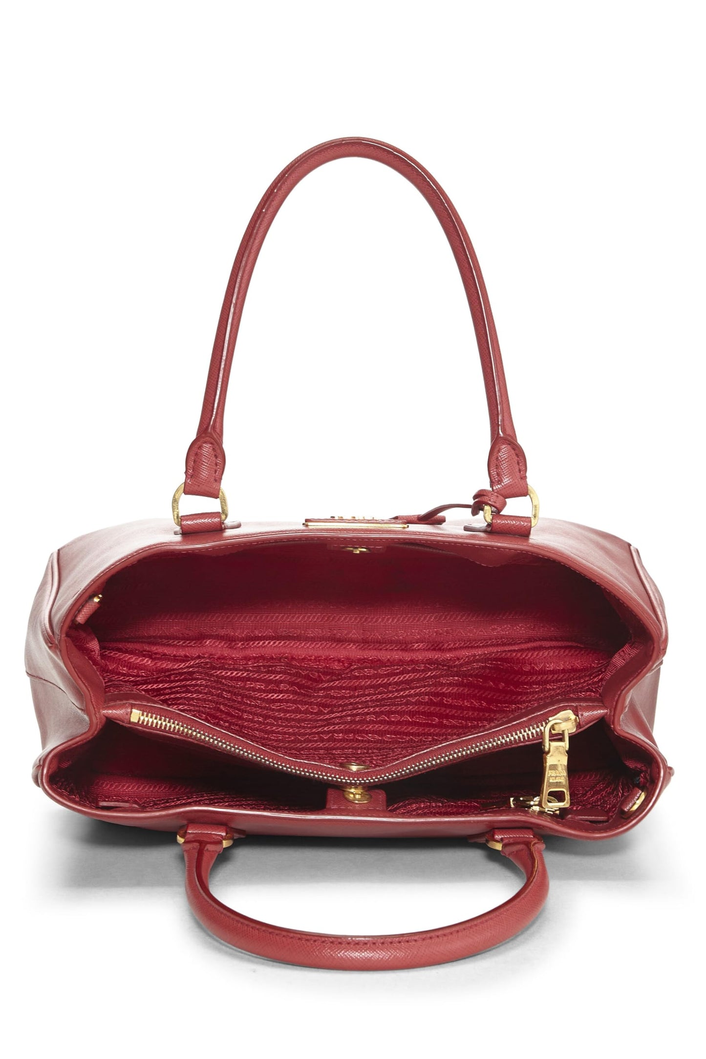 Prada Executive Tote Saffiano Red Medium Tote Bag Medium Red 2