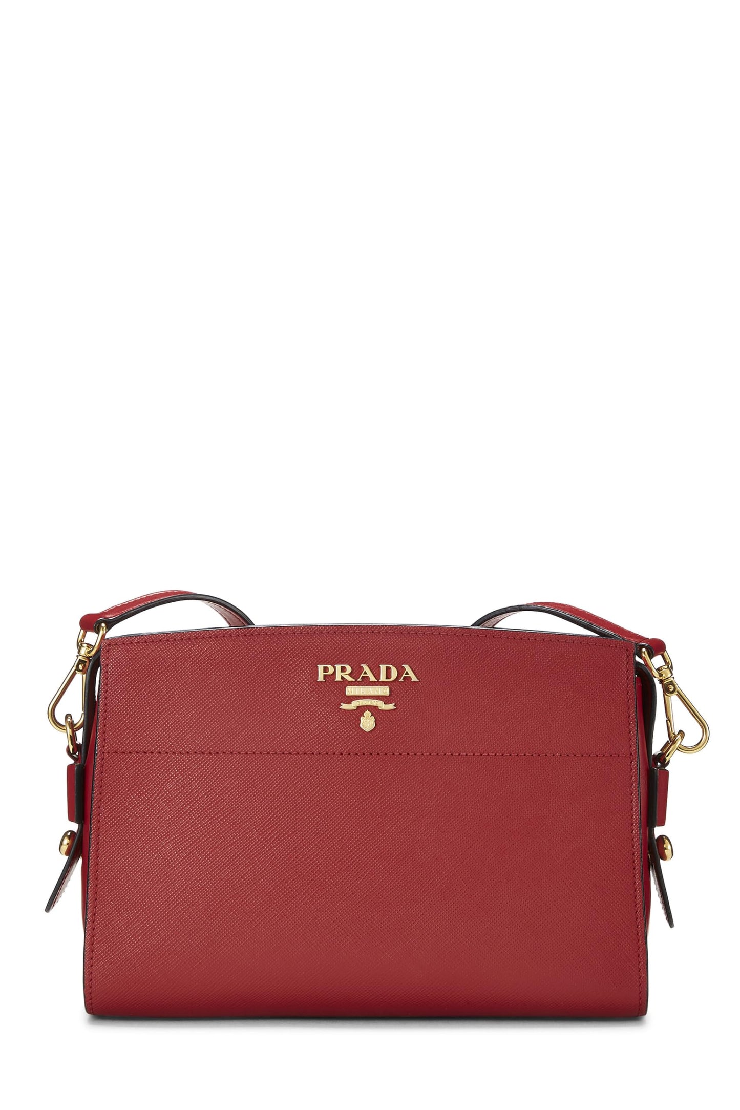 Prada Esplanade Crossbody Saffiano Red Crossbody Bag
