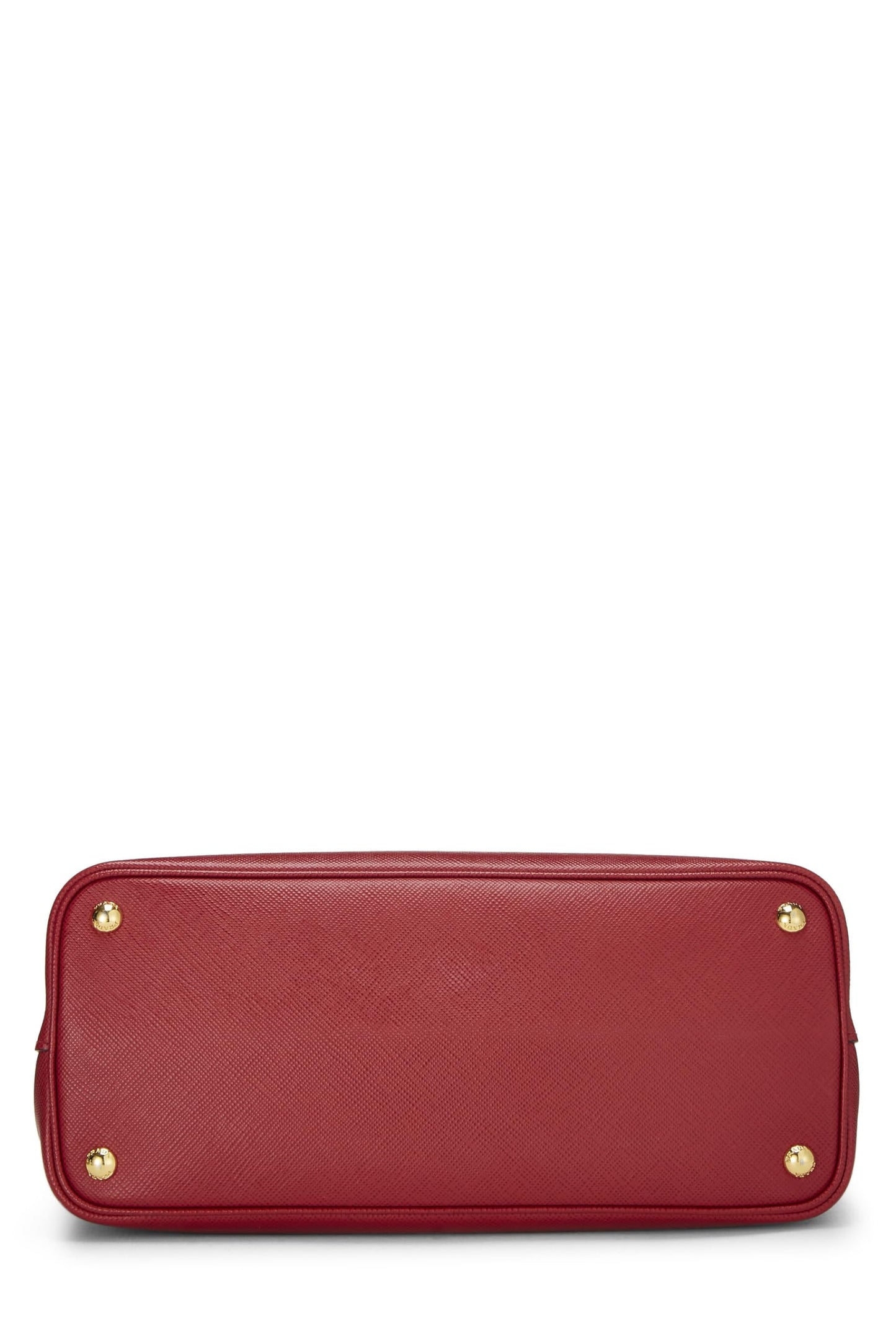 Prada Double Bag Saffiano Red Medium Travel Bag
