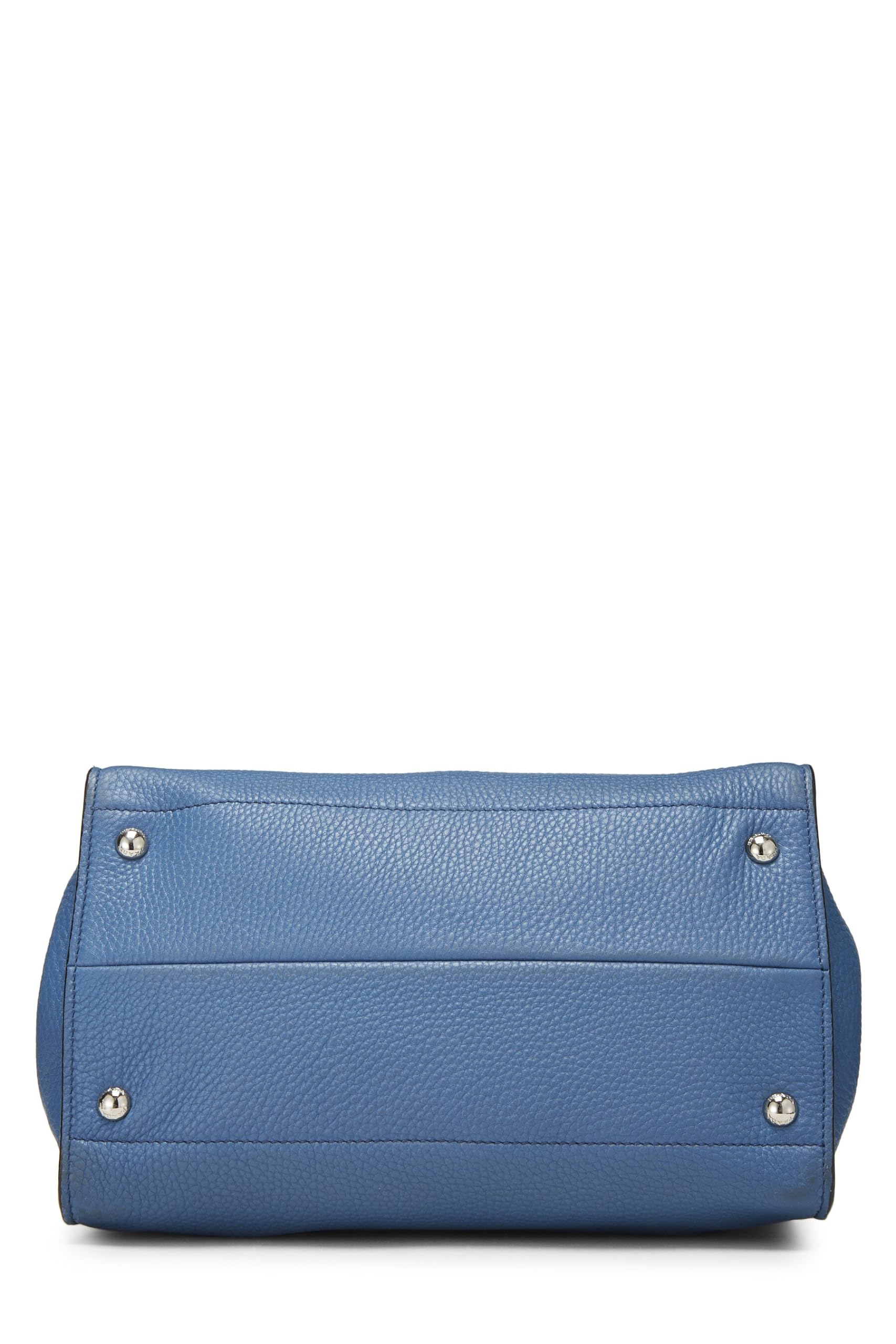 Prada Daino Convertible Tote Vitello Blue Tote Bag