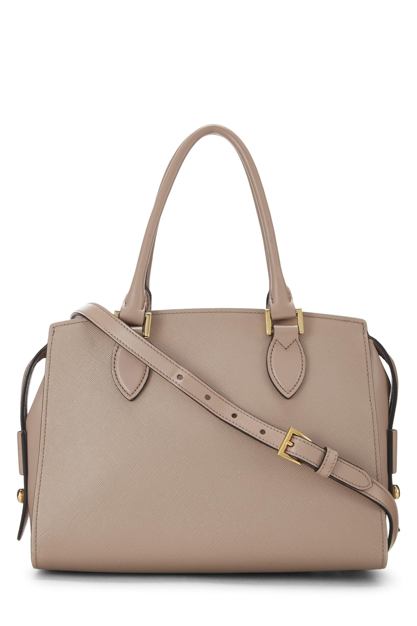 Prada Convertible Handbag Saffiano Pink Travel Bag