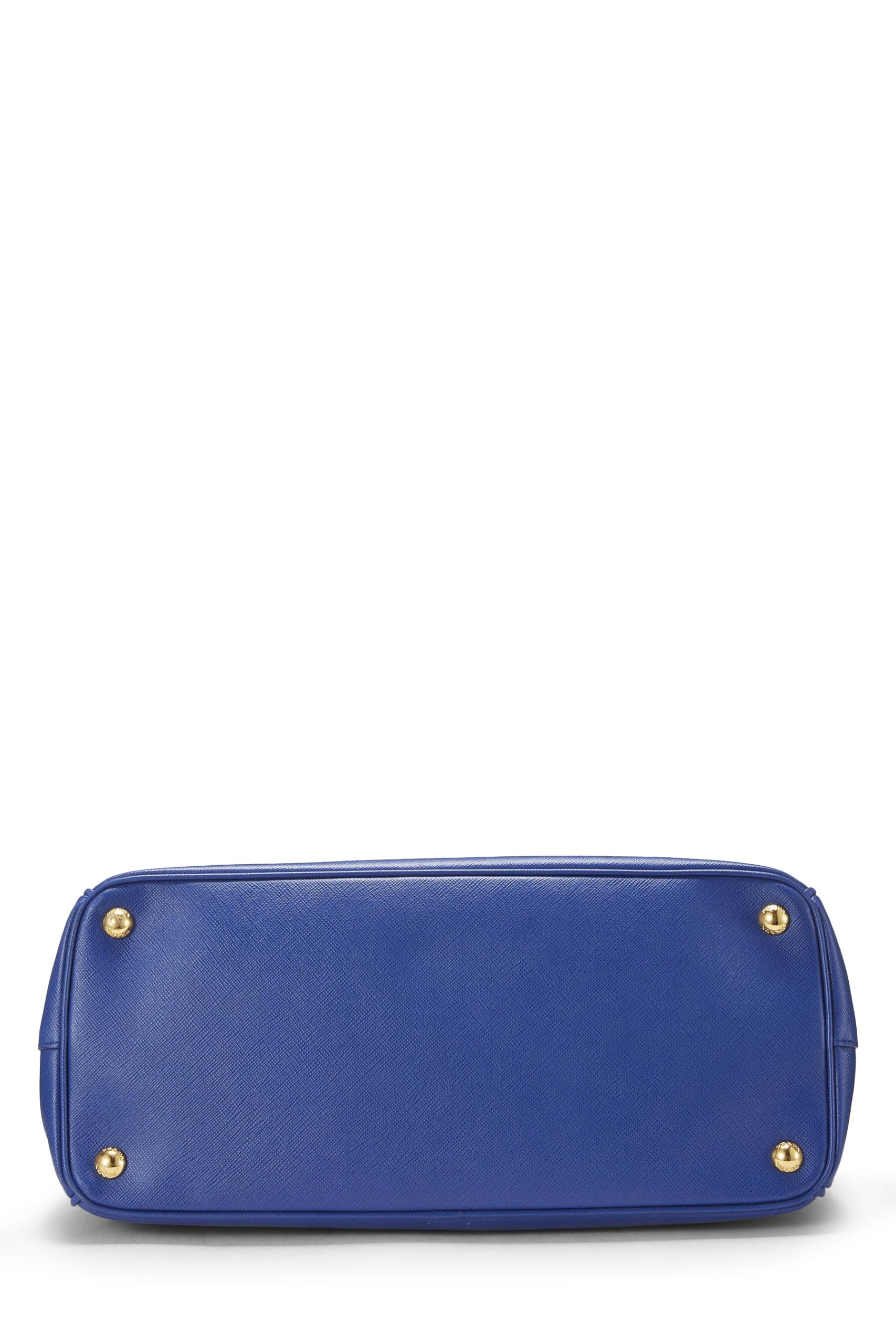 Prada Executive Tote Saffiano Blue Medium Tote Bag Medium Blue 1