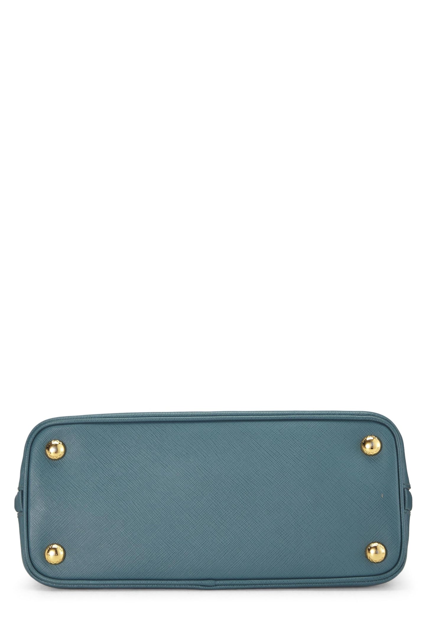 Prada Promenade Luxury Handbag Saffiano Blue Small Travel Bag