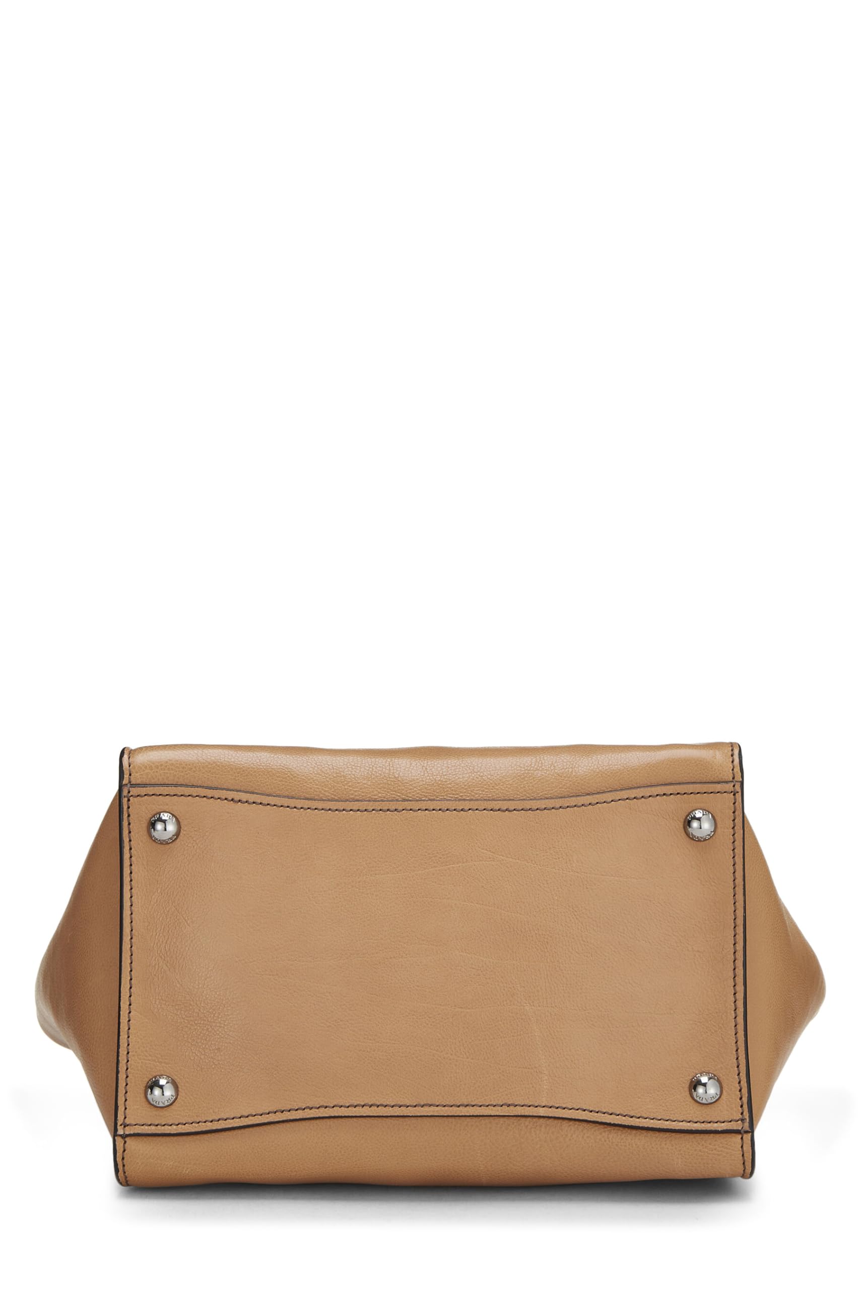 Prada Calfskin Grace Lux Concept Tote Brown Tote Bag