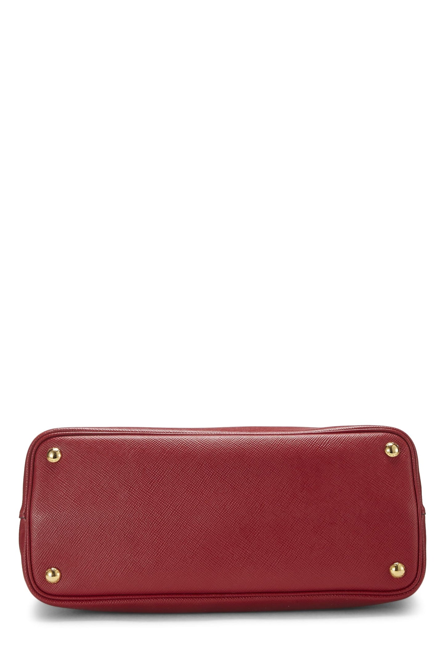 Prada Cuir Double Tote Leather Saffiano Red Tote Bag