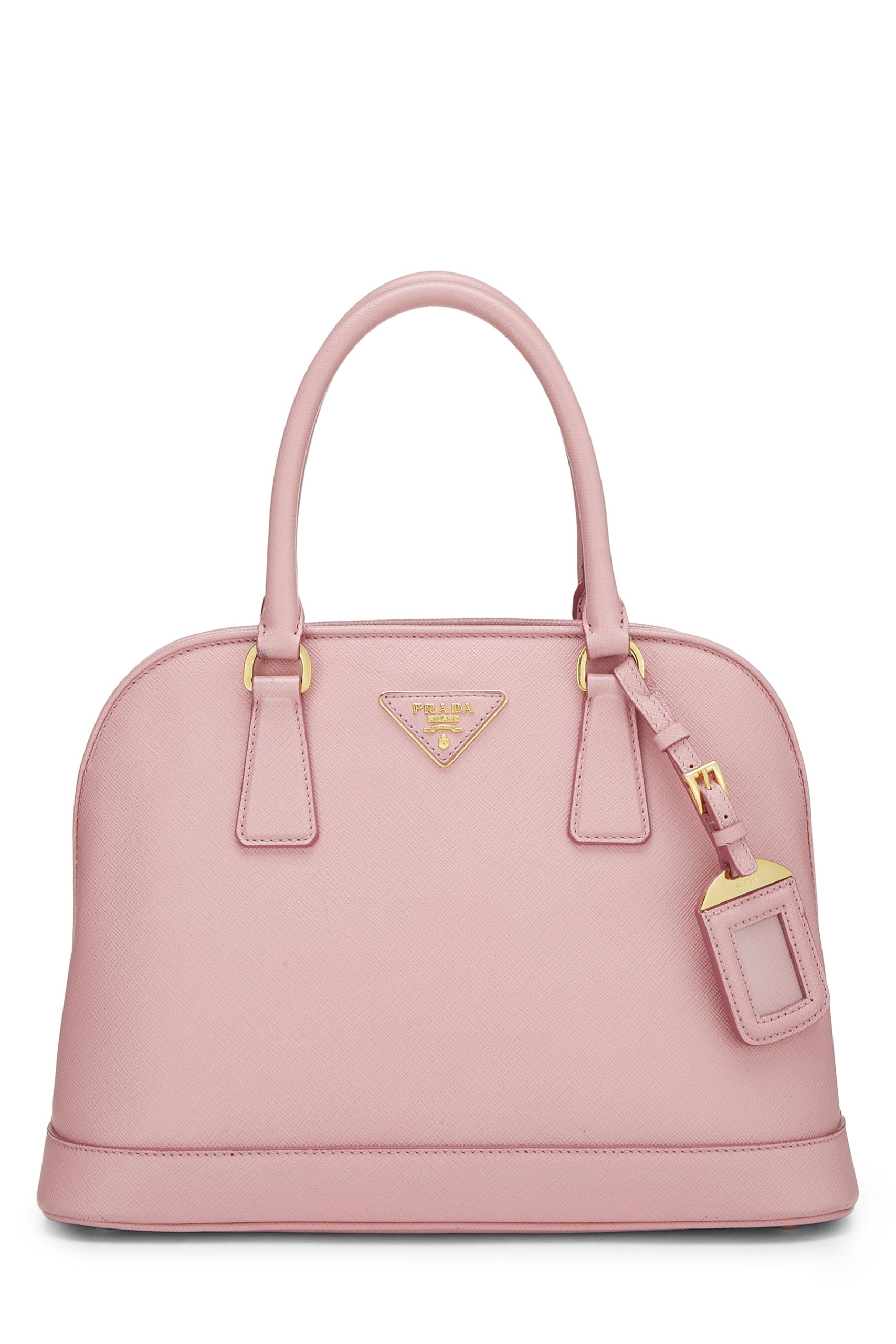 Prada Pastel Dome Tote Saffiano Pink Tote Bag